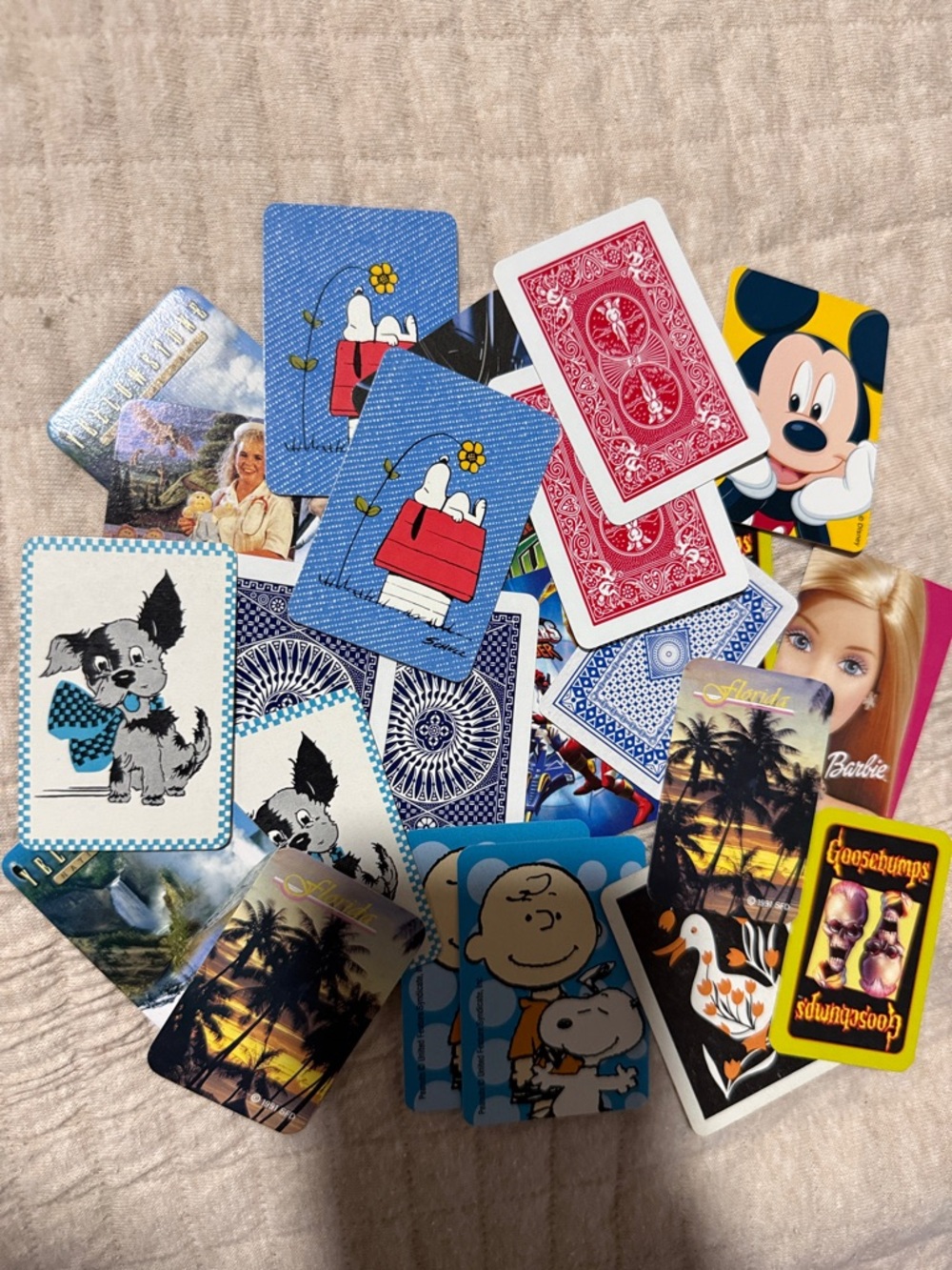 23 Random Mini Playing Cards